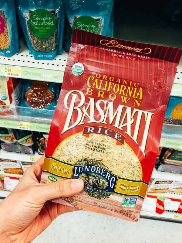 Grocery Shopping at Target - Brown Rice.