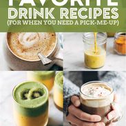 Favorite drink recipes in a collage.