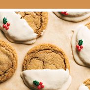 Gingerbread cookie pin.