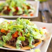 Black Bean Tostada