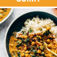 Chickpea curry pin