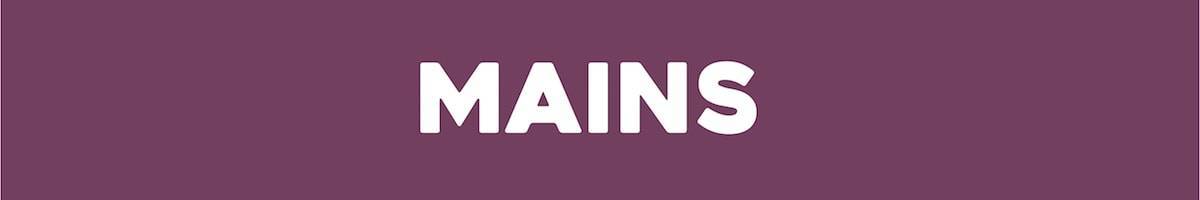 A category for main dishes.